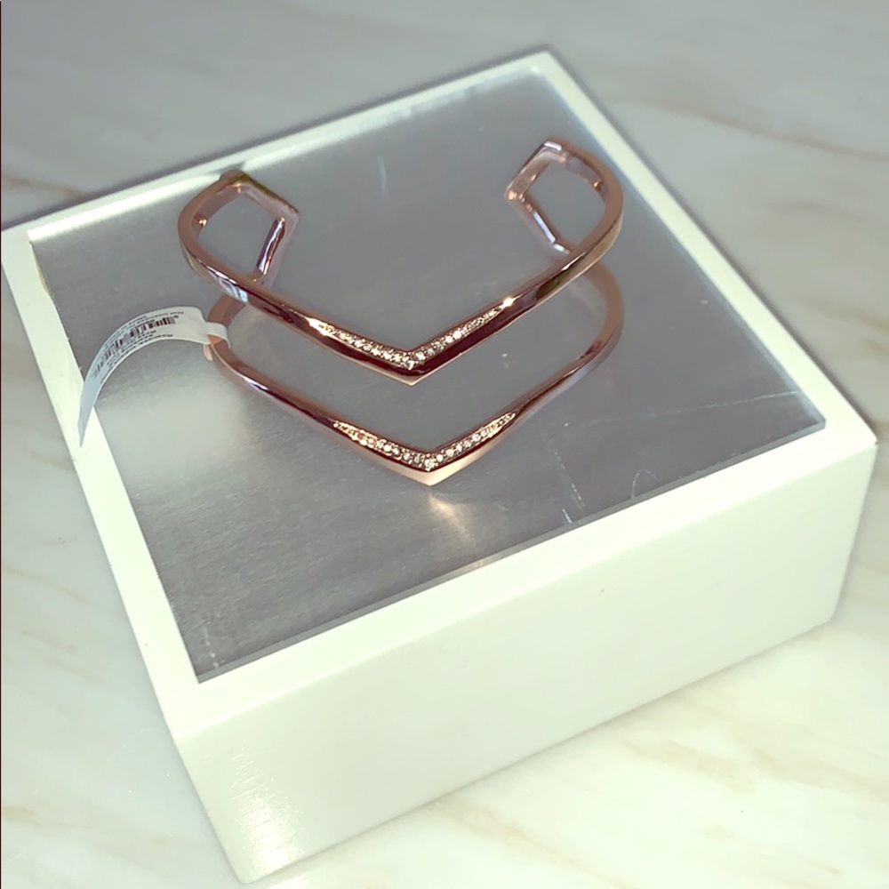 Vera Bradley Sparkling Rose Gold Cuff Bracelet